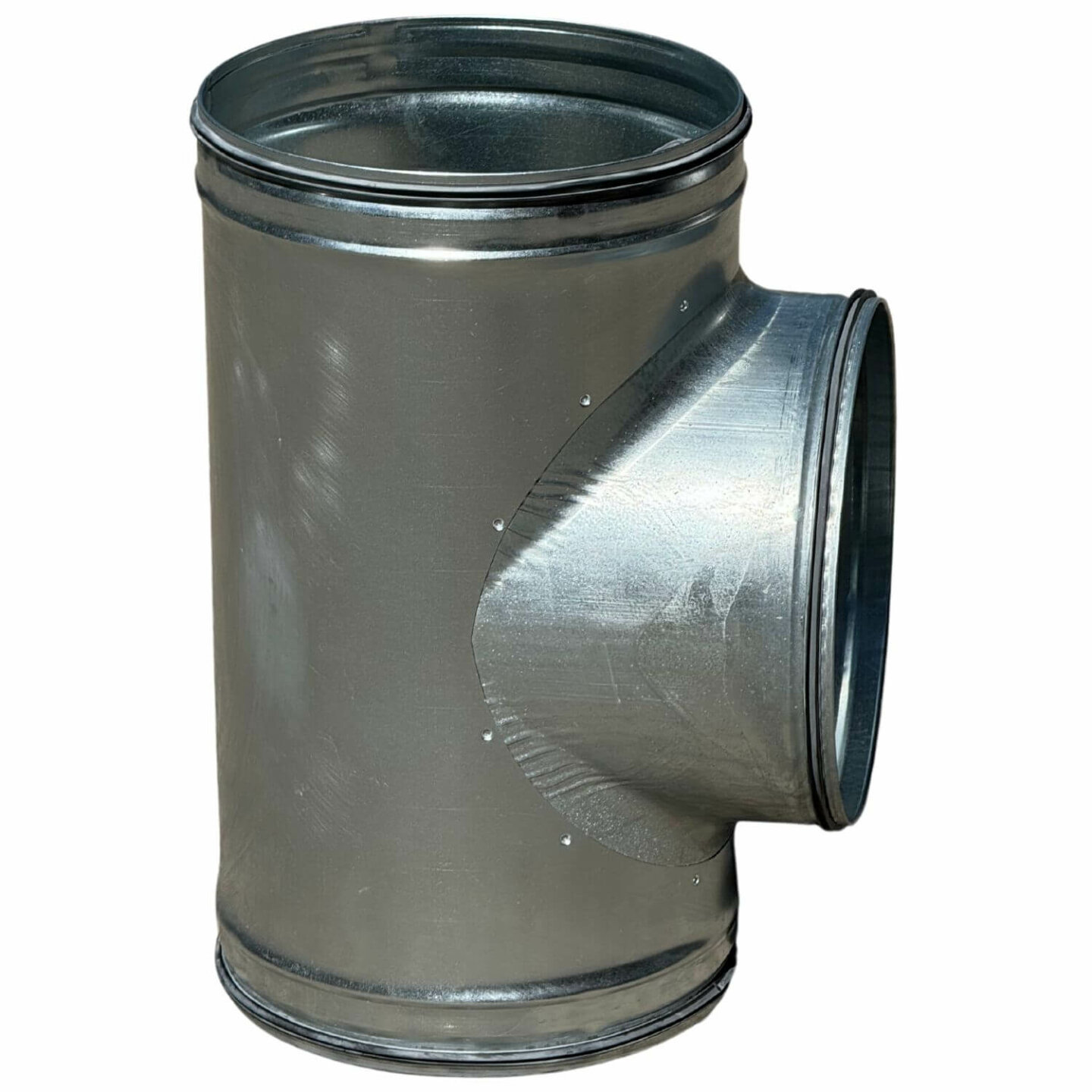 Wickelfalzrohr Reduzierstück 560 mm auf 315 mm verzinkt mit Dichtung