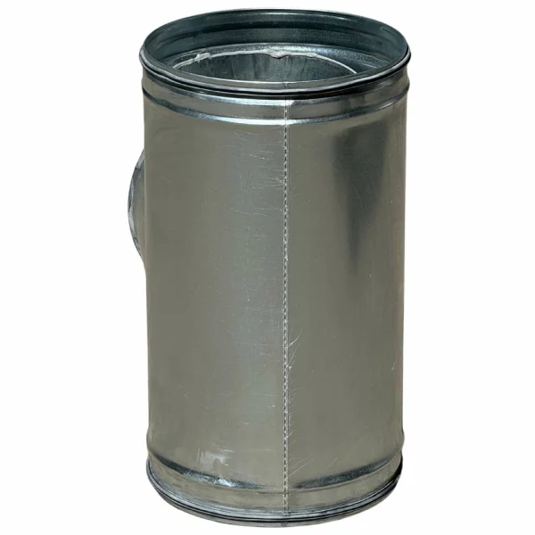 Wickelfalz T-Stück, 90°, Ø100mm, Abzweigung Ø100mm