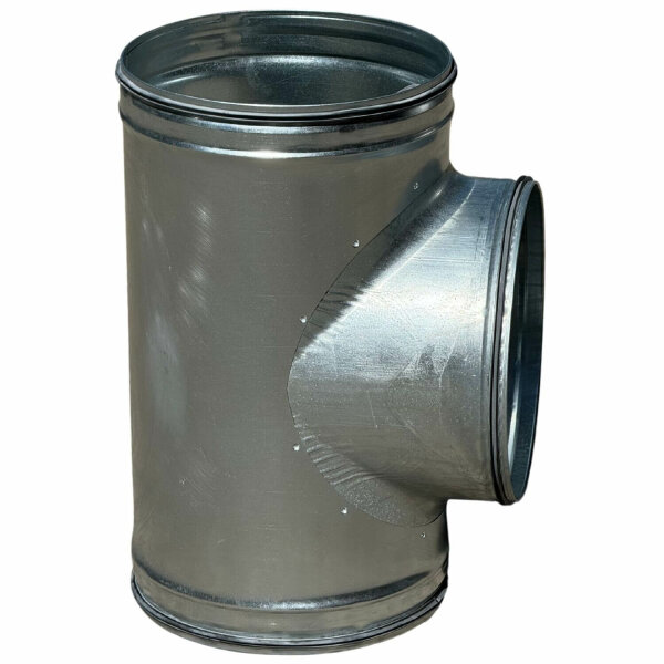 Wickelfalz T-Stück, 90°, Ø150mm, Abzweigung Ø150mm