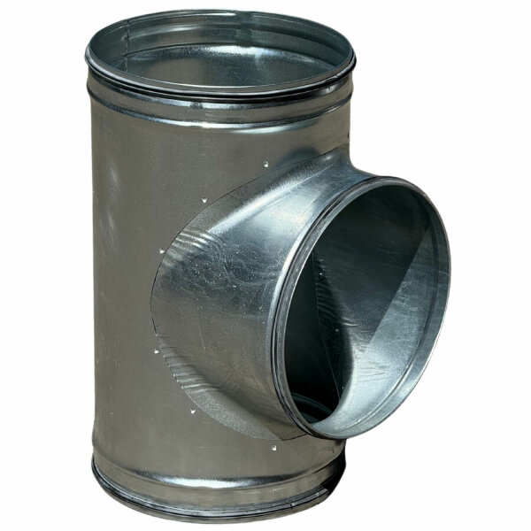 Wickelfalz T-Stück, 90°, Ø150mm, Abzweigung Ø150mm