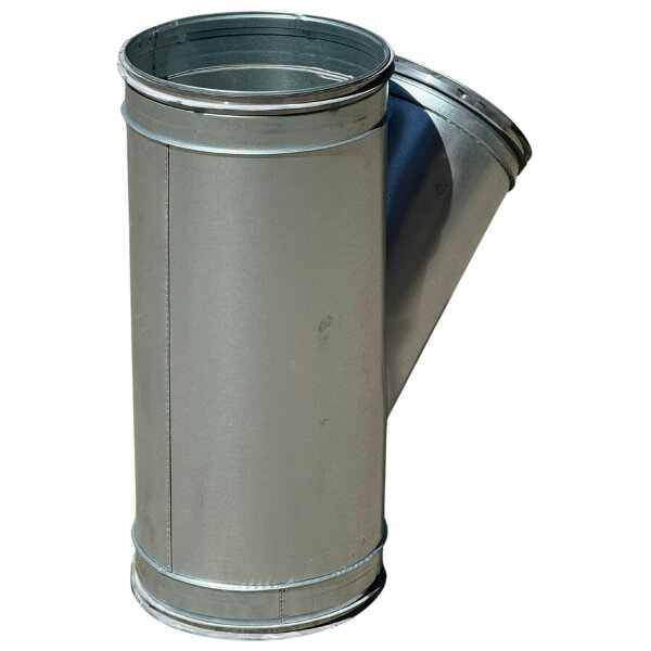 Wickelfalz T-Stück, 45°, Ø200mm, Abzweigung Ø200mm