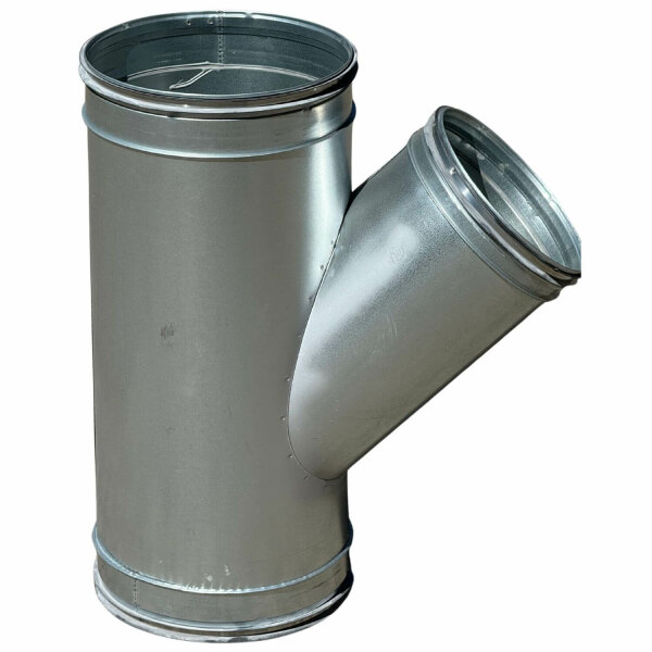 Wickelfalz T-Stück, 45°, Ø315mm, Abzweigung Ø315mm