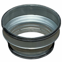 Wickelfalz Reduzierung, Ø100mm - Ø80mm