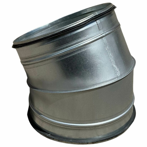 Wickelfalz Bogen, Ø125mm, 30°