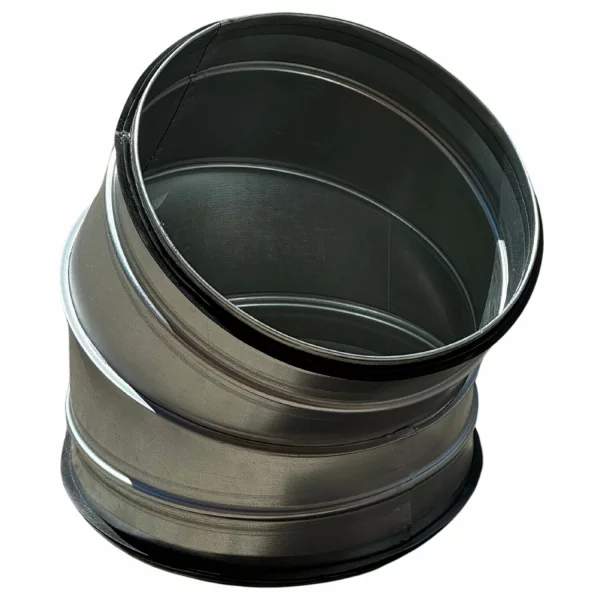 Wickelfalz Bogen, Ø125mm, 30°