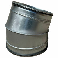 Wickelfalz Bogen, Ø125mm, 30°