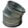 Wickelfalz Bogen, Ø125mm, 30°