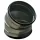 Wickelfalz Bogen, Ø125mm, 30°