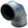 Wickelfalz Bogen, Ø140mm, 90°