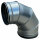 Wickelfalz Bogen, Ø224mm, 90°