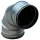 Wickelfalz Bogen, Ø224mm, 90°