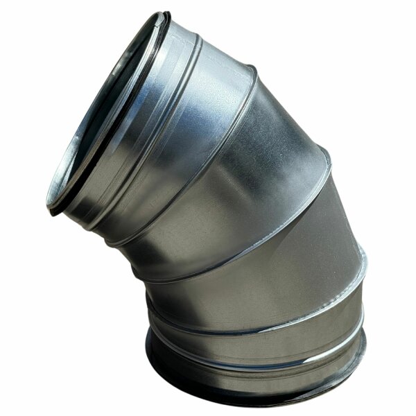 Wickelfalz Bogen, Ø224mm, 60°