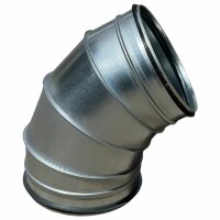 Wickelfalz Bogen, Ø224mm, 60°