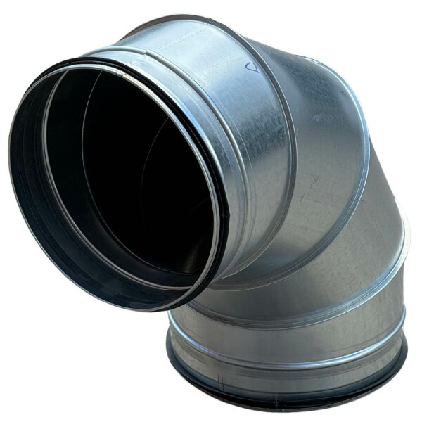 Wickelfalz Bogen, Ø280mm, 90°