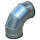 Wickelfalz Bogen, Ø280mm, 90°