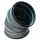 Wickelfalz Bogen, Ø280mm, 45°