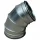 Wickelfalz Bogen, Ø280mm, 60°