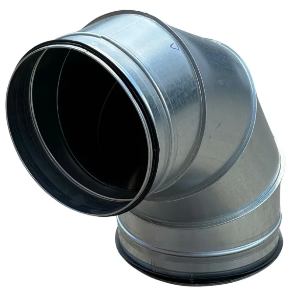 Wickelfalz Bogen, Ø450mm, 90°