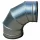 Wickelfalz Bogen, Ø450mm, 90°
