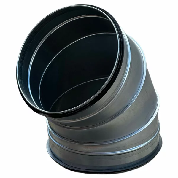 Wickelfalz Bogen, Ø500mm, 45°